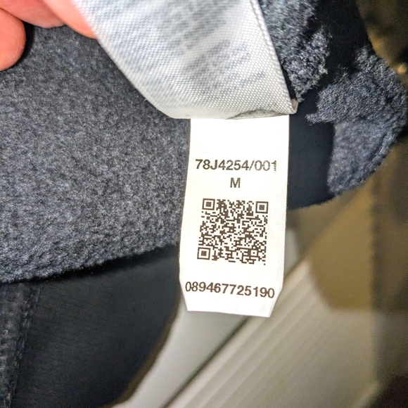 Tommy Hilfiger Women's Med Red White Blue Graphic Logo V-Stitch Sweatshirt Black - Picture 11 of 11